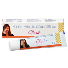 Eflora Cream (Eflornithine Hydrochloride) - 13.9% (15g Tube)