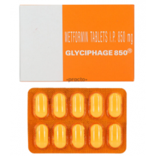 Glyciphage (Metformin) - 850mg (10 Tablets)